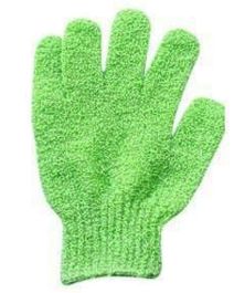 Eleganza Scrubbing Glove Green - 2,95 £