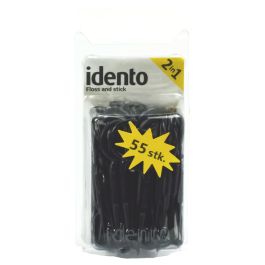 Idento Floss and Stick 2 in 1 Black - 2,95 £